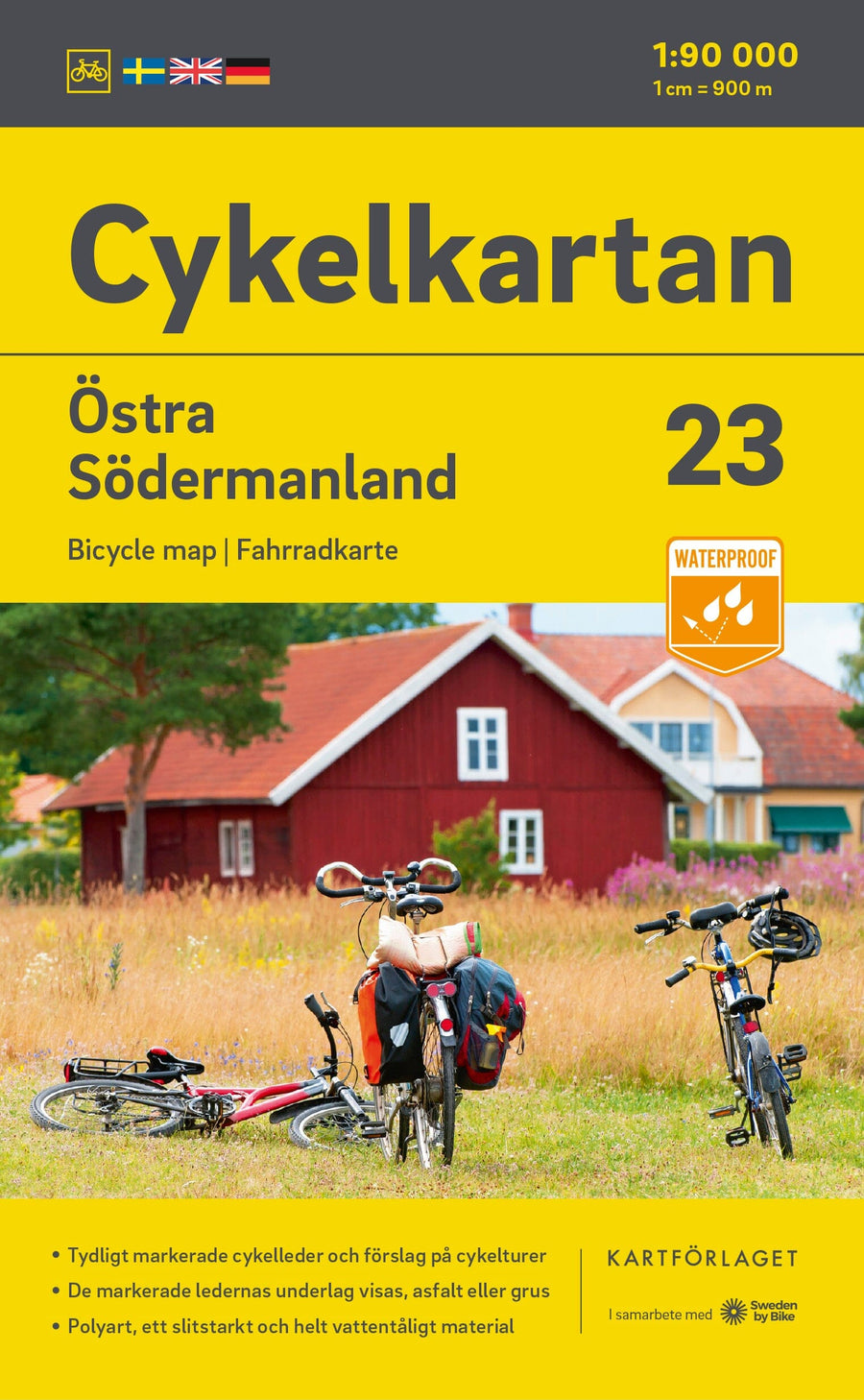 Carte cycliste n° 23 - Södermanland Est (Suède) | Norstedts carte pliée Norstedts 