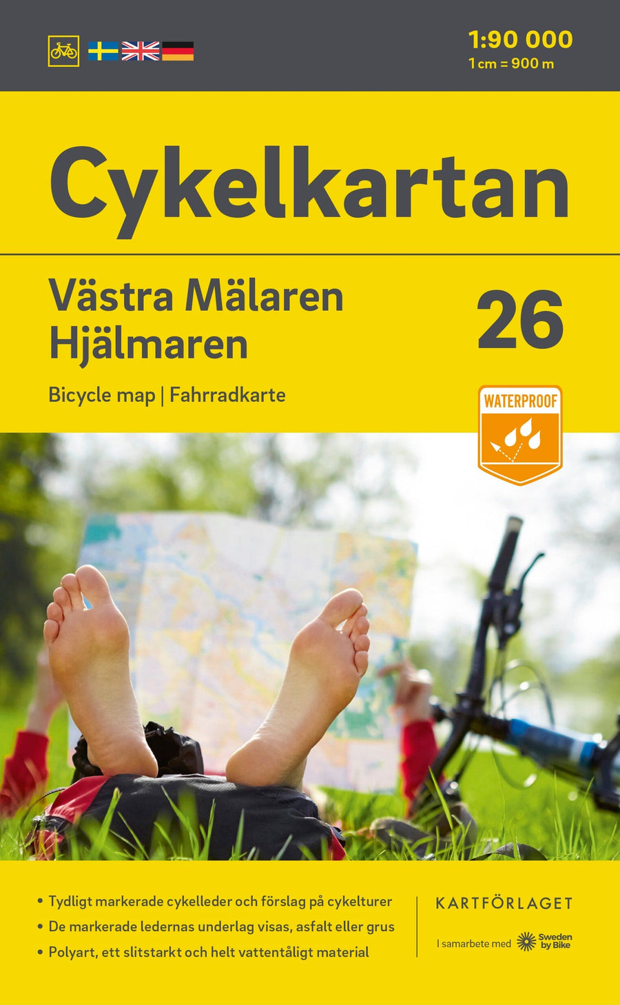 Carte cycliste n° 26 - Mälaren Ouest / Hjälmaren (Suède) | Norstedts carte pliée Norstedts 