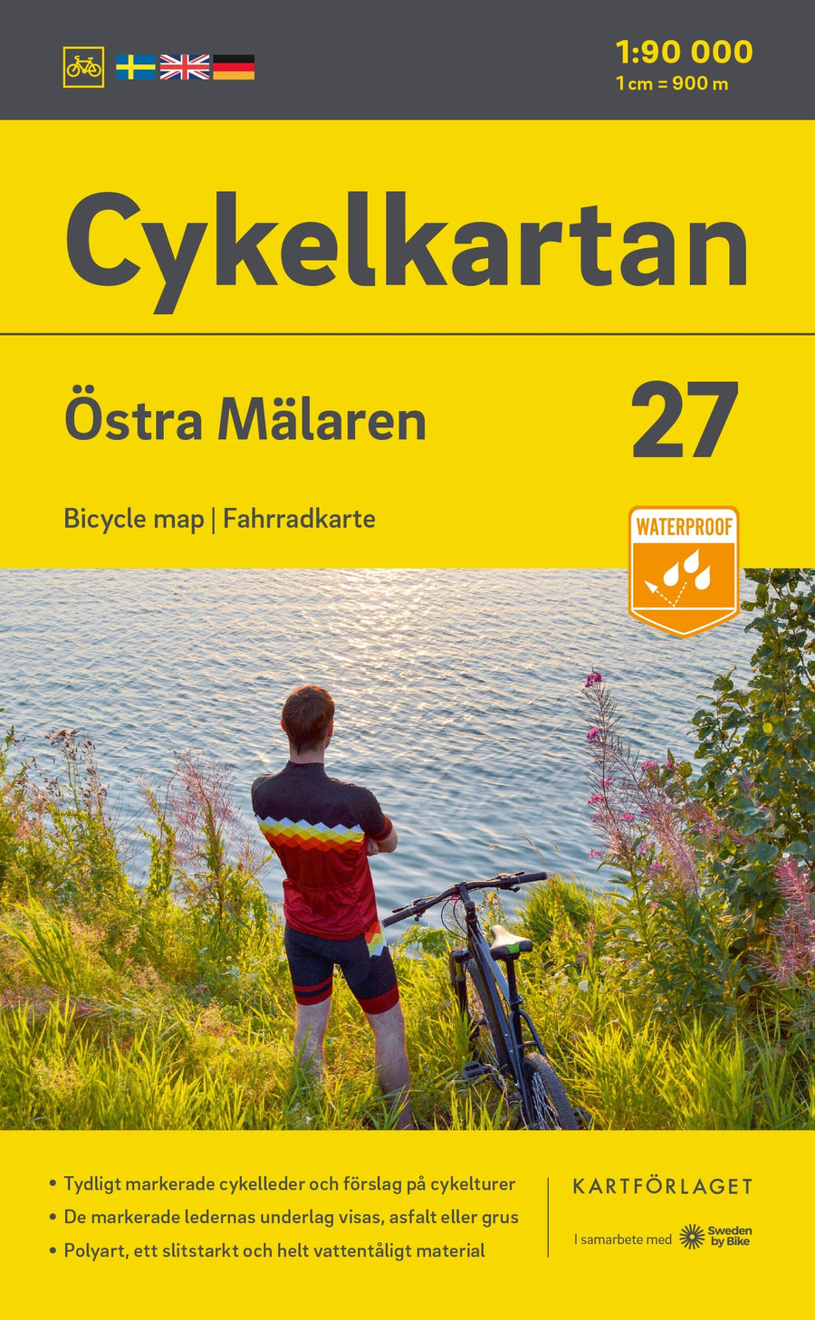 Carte cycliste n° 27 - Mälaren Est (Suède) | Norstedts carte pliée Norstedts 