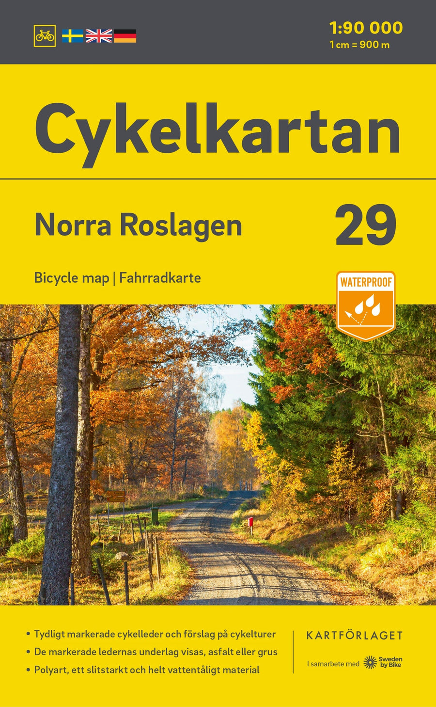 Carte cycliste n° 29 - Roslagen Nord (Suède) | Norstedts carte pliée Norstedts 
