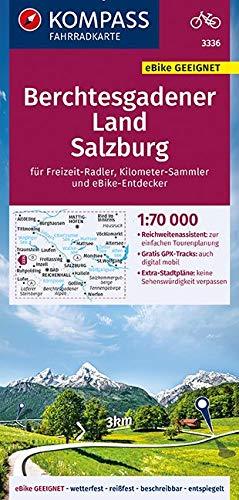 Carte cycliste n° F3336 - Berchtesgadener Land Salzburg (Allemagne) | Kompass carte pliée Kompass 