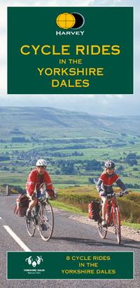 Carte cycliste - Yorkshire Dales, Cycle Rides | Harvey Maps - Cycling maps carte pliée Harvey Maps 