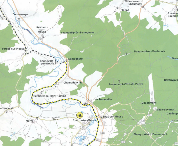 Carte cyclotouristique n° 10 - Reims | Alta Via carte pliée Alta Via 