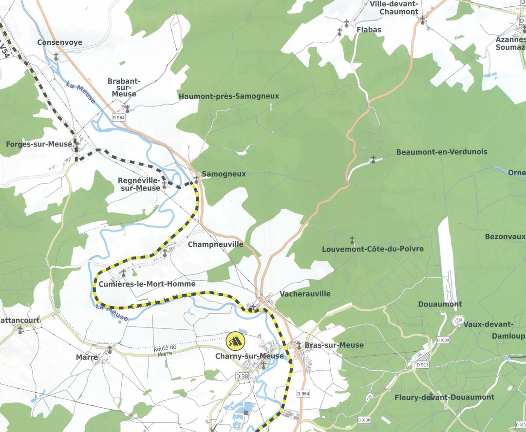Carte cyclotouristique n° 12 - Luxembourg & Moselle | Alta Via carte pliée Alta Via 