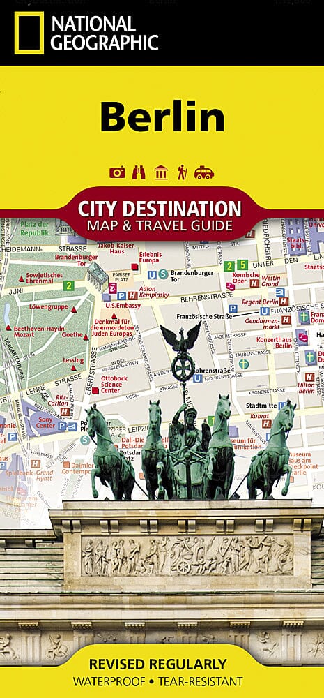Carte de destination de Berlin (Allemagne) | National Geographic carte pliée National Geographic 