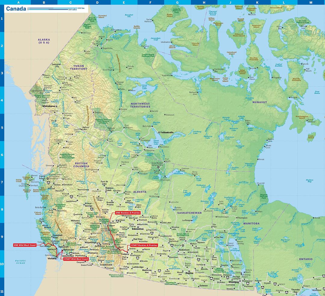Carte de planification (en anglais) - Canada | Lonely Planet carte pliée Lonely Planet 