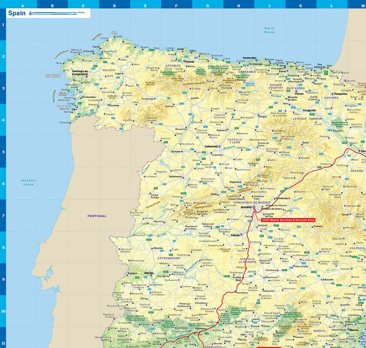 Carte de planification (en anglais) - Spain | Lonely Planet carte pliée Lonely Planet 