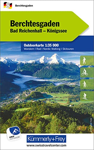 Carte de plein air n° WK.08 - Berchtesgaden (Allemagne) | Kümmerly & Frey carte pliée Kümmerly & Frey 