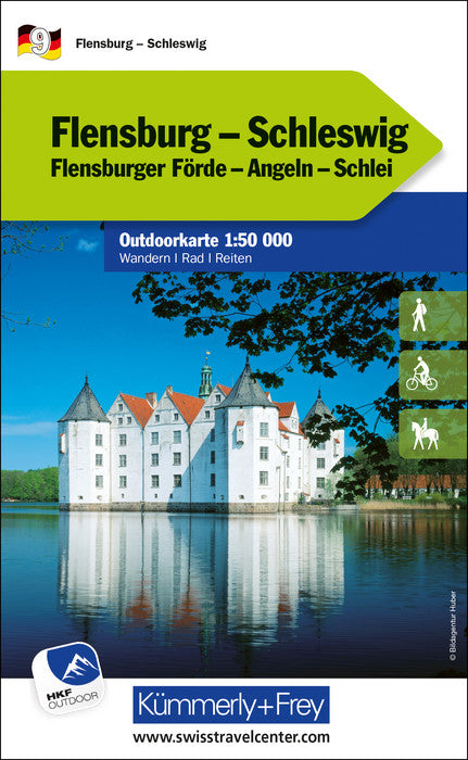 Carte de plein air n° WK.09 - Flensburg, Schleswig (Allemagne) | Kümmerly & Frey carte pliée Kümmerly & Frey 
