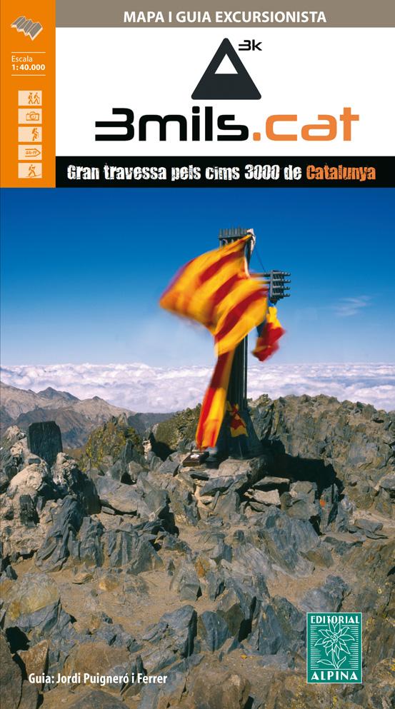 Carte de randonnée - 3mils.cat - + guide (Catalogne) | Alpina carte pliée Editorial Alpina 
