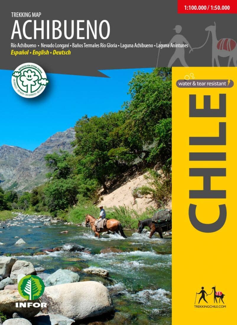 Achibueno | Trekking Chile Hiking Map 