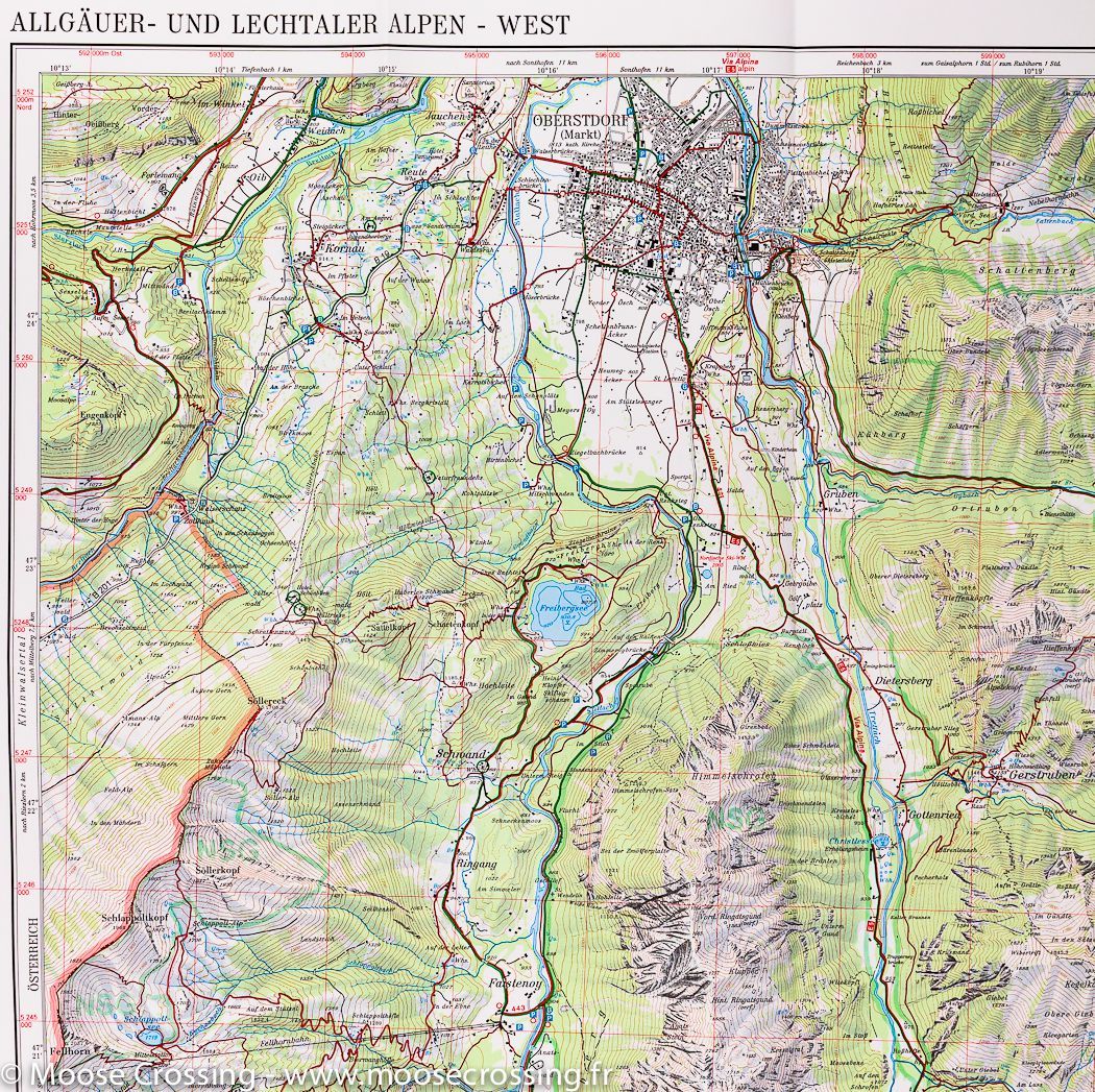 Carte de randonnée - Alpes d'Allgäu & Lechtal Ouest (Allemagne, Autriche) # 2/1 | Alpenverein - La Compagnie des Cartes