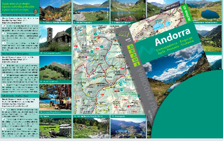 Carte de randonnée - Andorre (Pyrénées) | Alpina carte pliée Editorial Alpina 