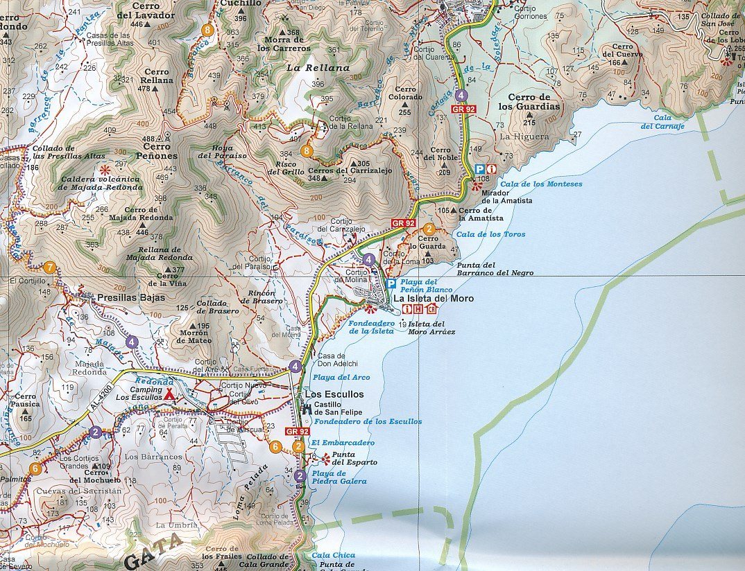 Carte de randonnée - Cabo de Gata / Nijar ( Andalousie) | Alpina - La Compagnie des Cartes