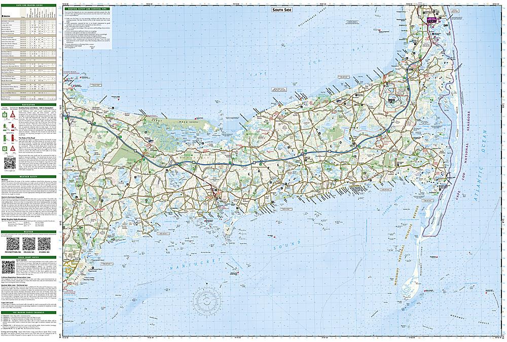Carte de randonnée - Cape Cod National Seashore (Massachusetts), n° 250 | National Geographic carte pliée National Geographic 