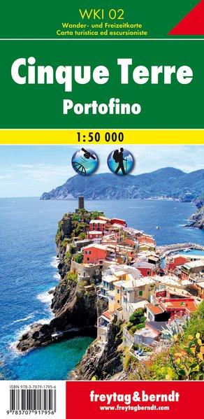 Carte de randonnée - Cinque Terre - Portofino (Italie), n° WKI.02 | Freytag & Berndt carte pliée Freytag & Berndt 