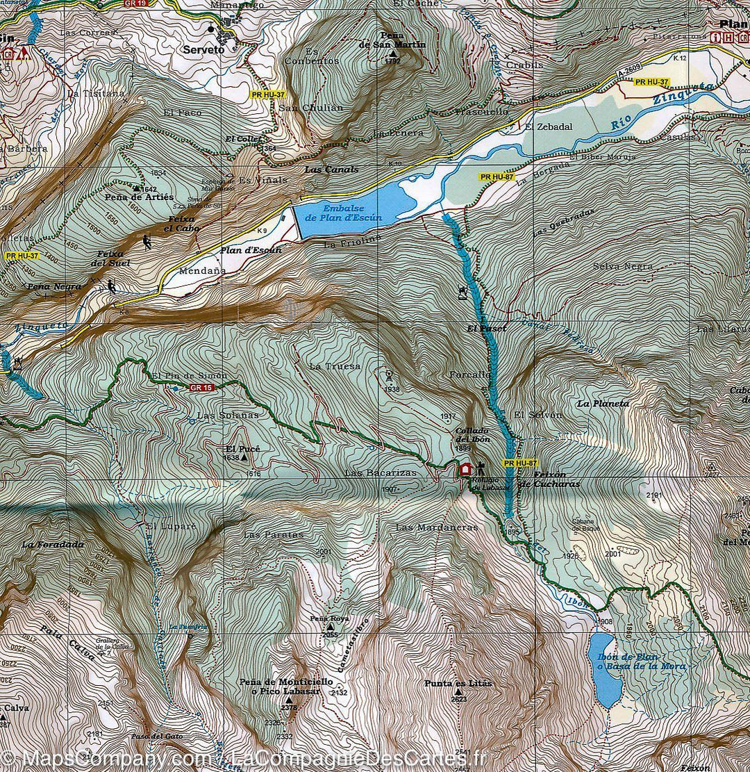 Carte de randonnée du Cotiella & Peña Montañesa (Pyrénées) | Alpina - La Compagnie des Cartes