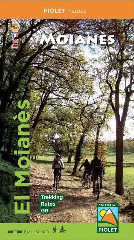 Carte de randonnée & cycliste - El Moianés (Catalogne) | Piolet carte pliée Editorial Piolet 