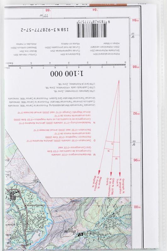 Carte de randonnée de la Cordillère Blanche Nord (Pérou) 0/3a | Alpenverein carte pliée Alpenverein 