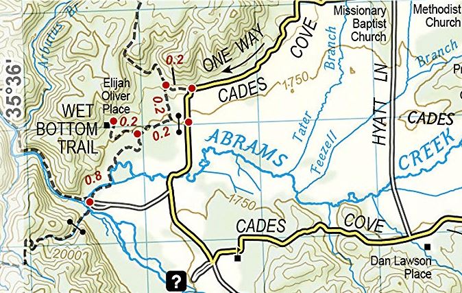 Carte de randonnée de l'Appalachian Trail - Bailey Gap to Calf Mountain (Virginie) - n° 1504 | National Geographic carte pliée National Geographic 