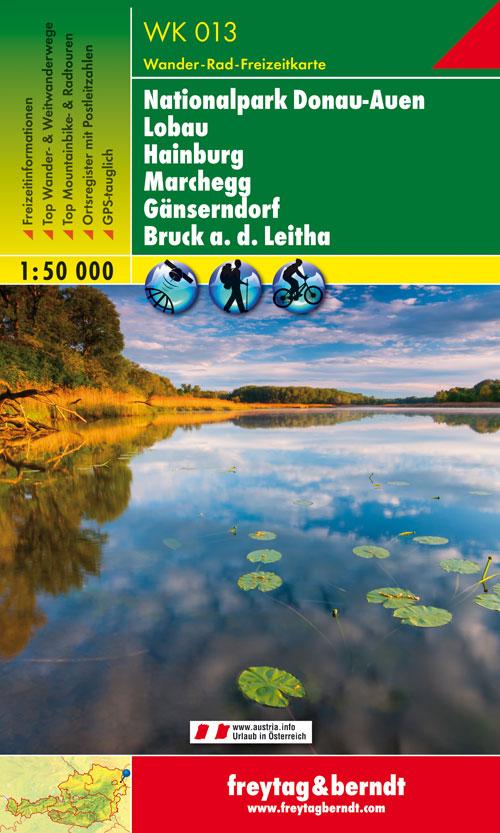 Carte de randonnée - Donau-Auen NP - Lobau - Hainburg - Marchegg (Alpes autrichiennes), n° WK013 | Freytag & Berndt carte pliée Freytag & Berndt 