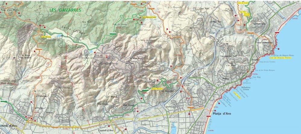 Carte de randonnée - Empordà, Costa Brava (lot de 2) | Piolet carte pliée Editorial Piolet 