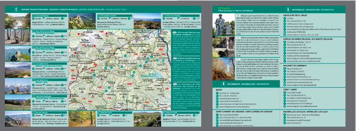 Carte de randonnée & Guide - Les Pyrénées de l’Alta Garrotxa, des Salines et du Vallespir (Pyrénées catalanes) | Alpina carte pliée Editorial Alpina 