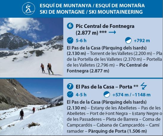 Carte de randonnée hivernale - Tossa Plana, Puigpedros (Pyrénées Catalanes) | Alpina carte pliée Editorial Alpina 