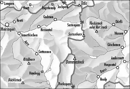 Carte de randonnée imperméable n° 255T - Sustenpass (Suisse) | Swisstopo - Excursions au 1/50 000 carte pliée Swisstopo 