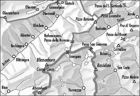 Carte de randonnée imperméable n° 265T - Nufenenpass (Suisse) | Swisstopo - Excursions au 1/50 000 carte pliée Swisstopo 