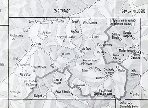 Carte de randonnée imperméable n° 459T - Zernez | Swisstopo - Excursions au 1/50 000 carte pliée Swisstopo 