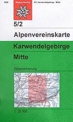 Carte de randonnée - Karwendelgebirge Centre, n° 05/2 (Alpes autrichiennes) | Alpenverein carte pliée Alpenverein 