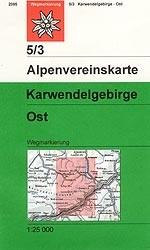 Carte de randonnée - Karwendelgebirge Est, n° 05/3 (Alpes autrichiennes) | Alpenverein carte pliée Alpenverein 