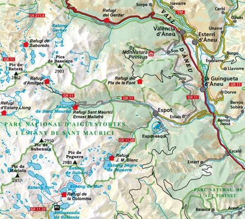 Carte de randonnée de Sant Maurici (Pyrénées catalanes) | Editorial Alpina - La Compagnie des Cartes
