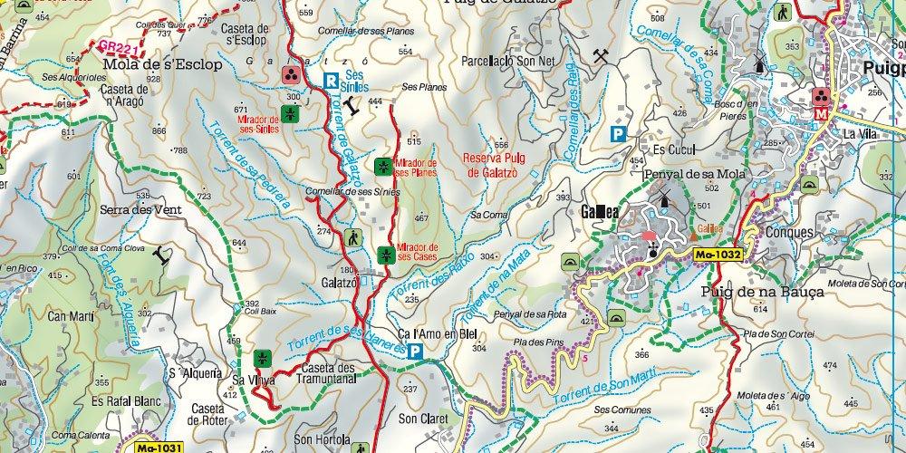 Carte de randonnée - Majorque, Serra de Tramuntana, WKE4 | Freytag & Berndt carte pliée Freytag & Berndt 
