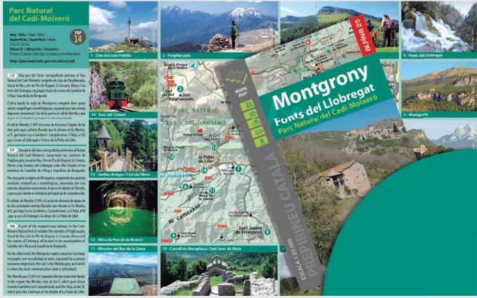 Carte de randonnée - Montgrony, Fonts del Llobregat (Pyrénées Catalanes) | Alpina carte pliée Editorial Alpina 
