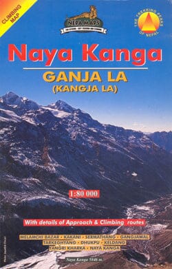 Carte de randonnée - Naya Kanga (Kanga La) | Himalayan MapHouse Pvt. Ltd. carte pliée Himalayan MapHouse 