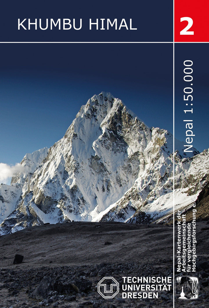 Carte de randonnée n° 02 - Khumbu (Népal) | Nelles Verlag carte pliée Nelles Verlag 