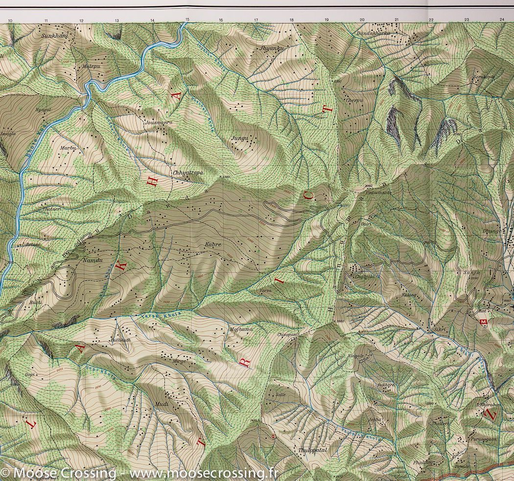Carte de randonnée n° 06 - Tamba Kosi-Likhu Khola (Népal) | Nelles Verlag carte pliée Nelles Verlag 