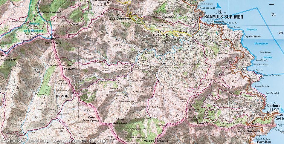 Carte de randonnée du Massif des Albères &amp; Côte Vermeille (Roussillon), n°11 | Rando Editions - La Compagnie des Cartes