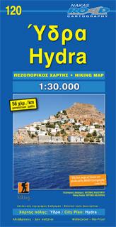 Carte de randonnée n° 120 - Hydra | Road Editions carte pliée Road Editions 