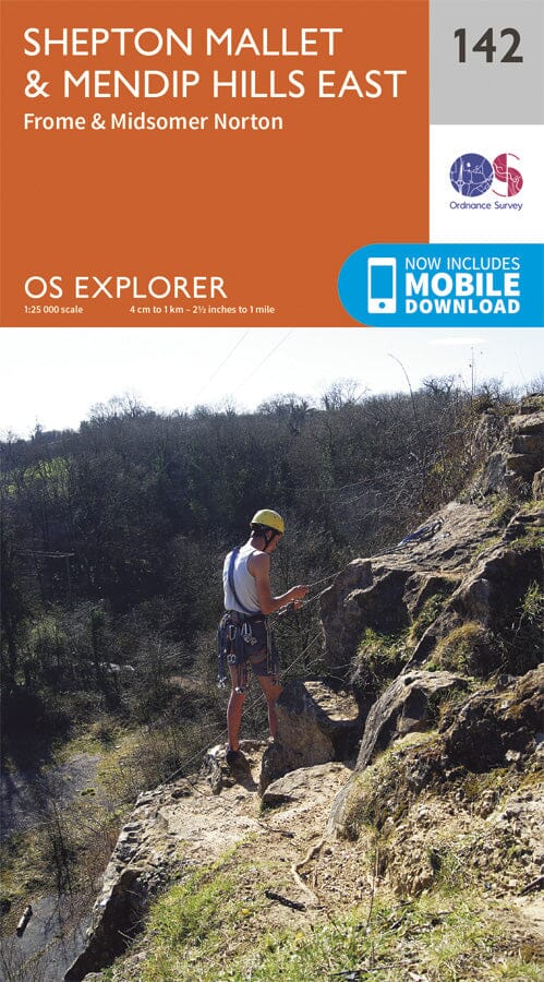 Carte de randonnée n° 142 - Cheddar Gorge / Mendip Hills East (Grande Bretagne) | Ordnance Survey - Explorer carte pliée Ordnance Survey Papier 