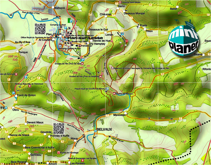 Carte de randonnée n° 20 - Rochefort | Mini Planet carte pliée Mini Planet 