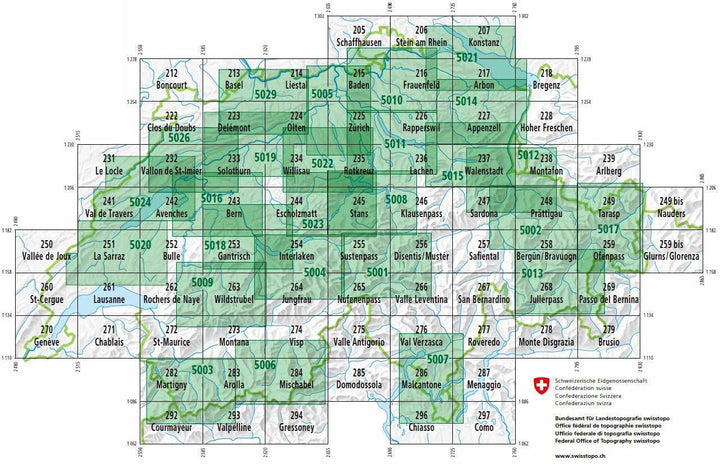 Carte de randonnée n° 216 - Frauenfeld (Suisse) | Swisstopo - 1/50 000 carte pliée Swisstopo 