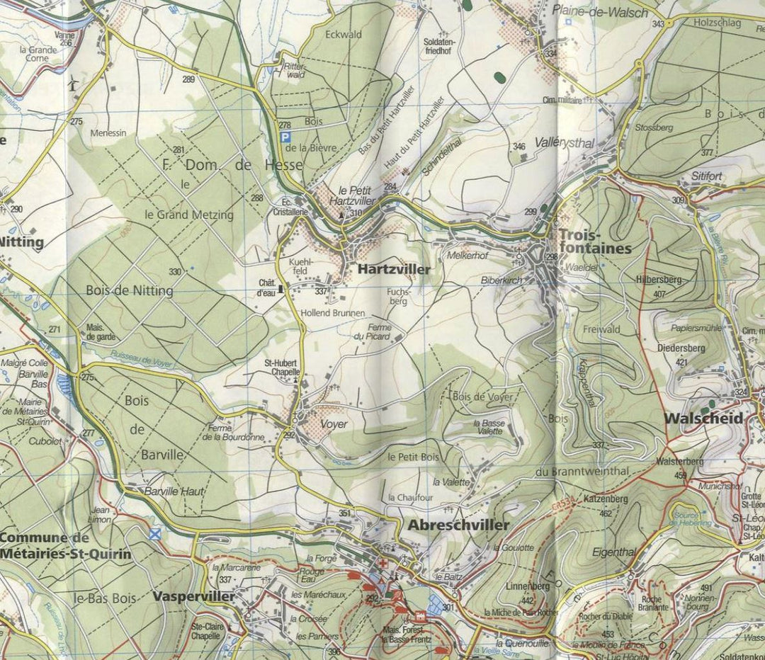 Carte de randonnée - Alsace, Vosges du Nord, #2220 | Kompass - La Compagnie des Cartes
