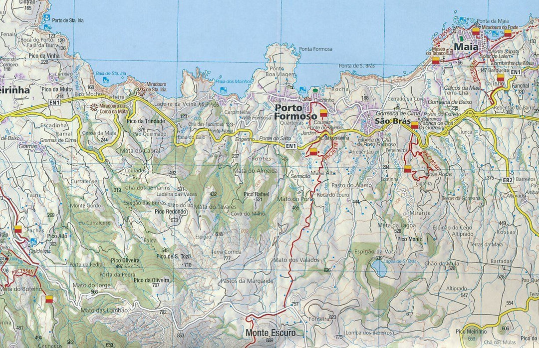 Carte de randonnée n° 2260 - Açores | Kompass carte pliée Kompass 