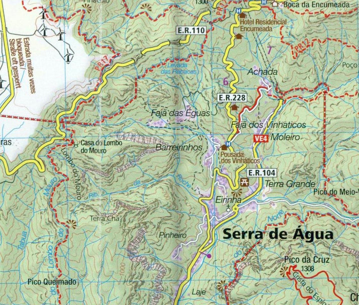 Carte de randonnée n° 234 - Madère | Kompass carte pliée Kompass 