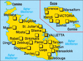 Carte de randonnée - Malte & Gozo, n°235 | Kompass - La Compagnie des Cartes