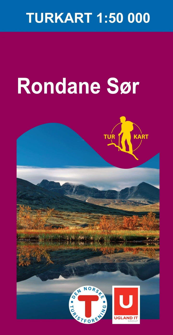 Carte de randonnée n° 2521 - Rondane Sud (Norvège) | Nordeca - Turkart 1/50 000 carte pliée Nordeca 