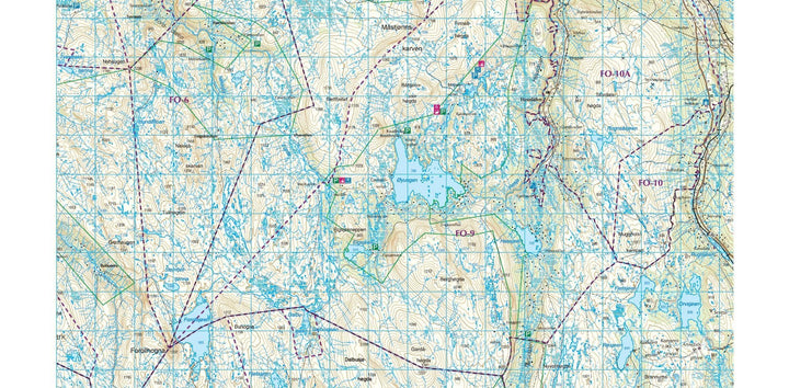 Carte de randonnée n° 2716 - Rondane (Norvège) | Nordeca - Turkart 1/100 000 carte pliée Nordeca 